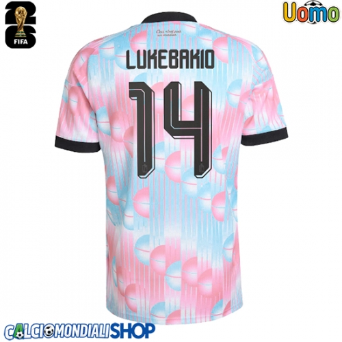 Maglie da calcio Belgio Dodi Lukebakio #14 Seconda Maglia Mondiali 2026  Manica Corta